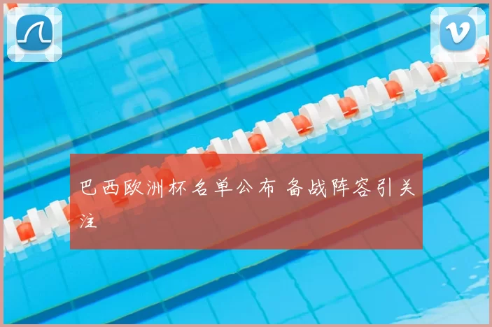 巴西欧洲杯名单公布 备战阵容引关注