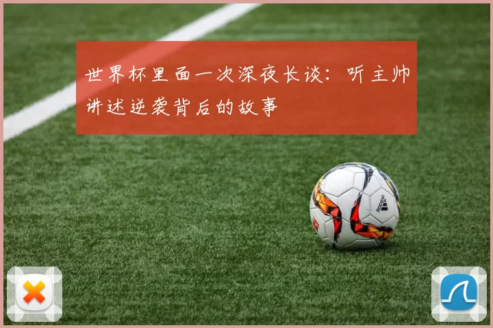 世界杯里面一次深夜长谈：听主帅讲述逆袭背后的故事